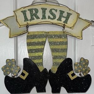 Irish Glitter Wall Decor